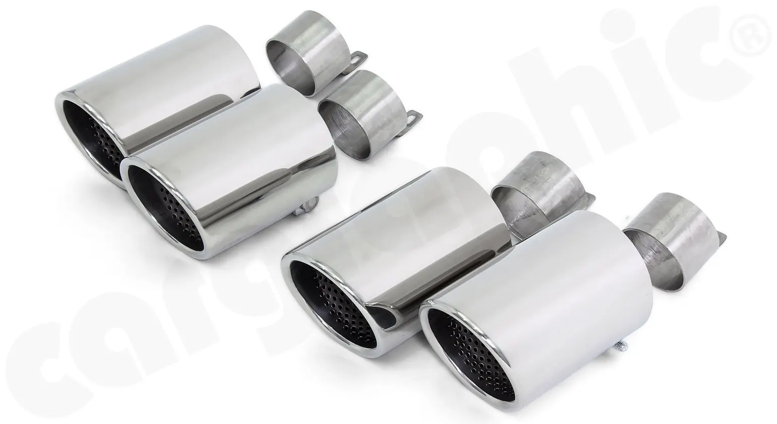 CARGRAPHIC Doppelendrohrsatz für Porsche Panamera 971 Tuning