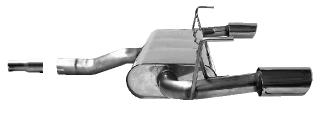 Bastuck Sportauspuff Opel Vectra C 2x76mm günstig