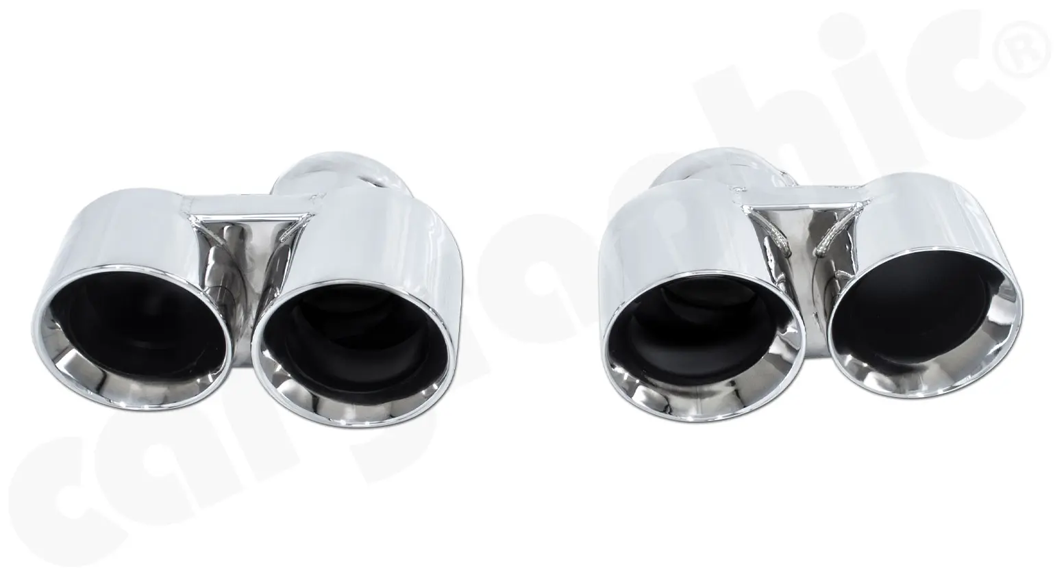 CARGRAPHIC Sport Endrohre für Porsche 997.1 Turbo 