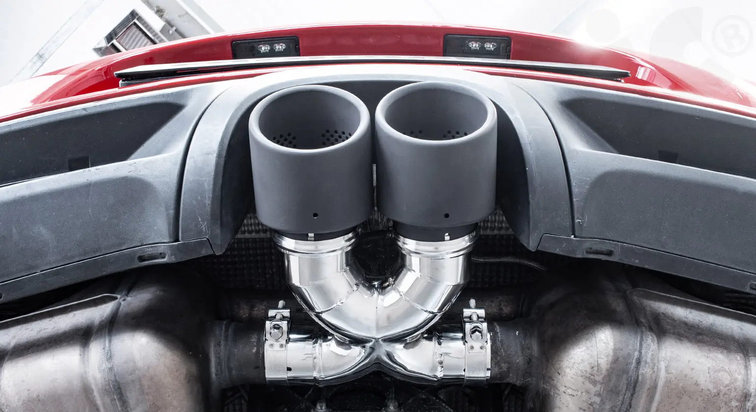 CARGRAPHIC Sport-Endrohr für Porsche 718 Tuning