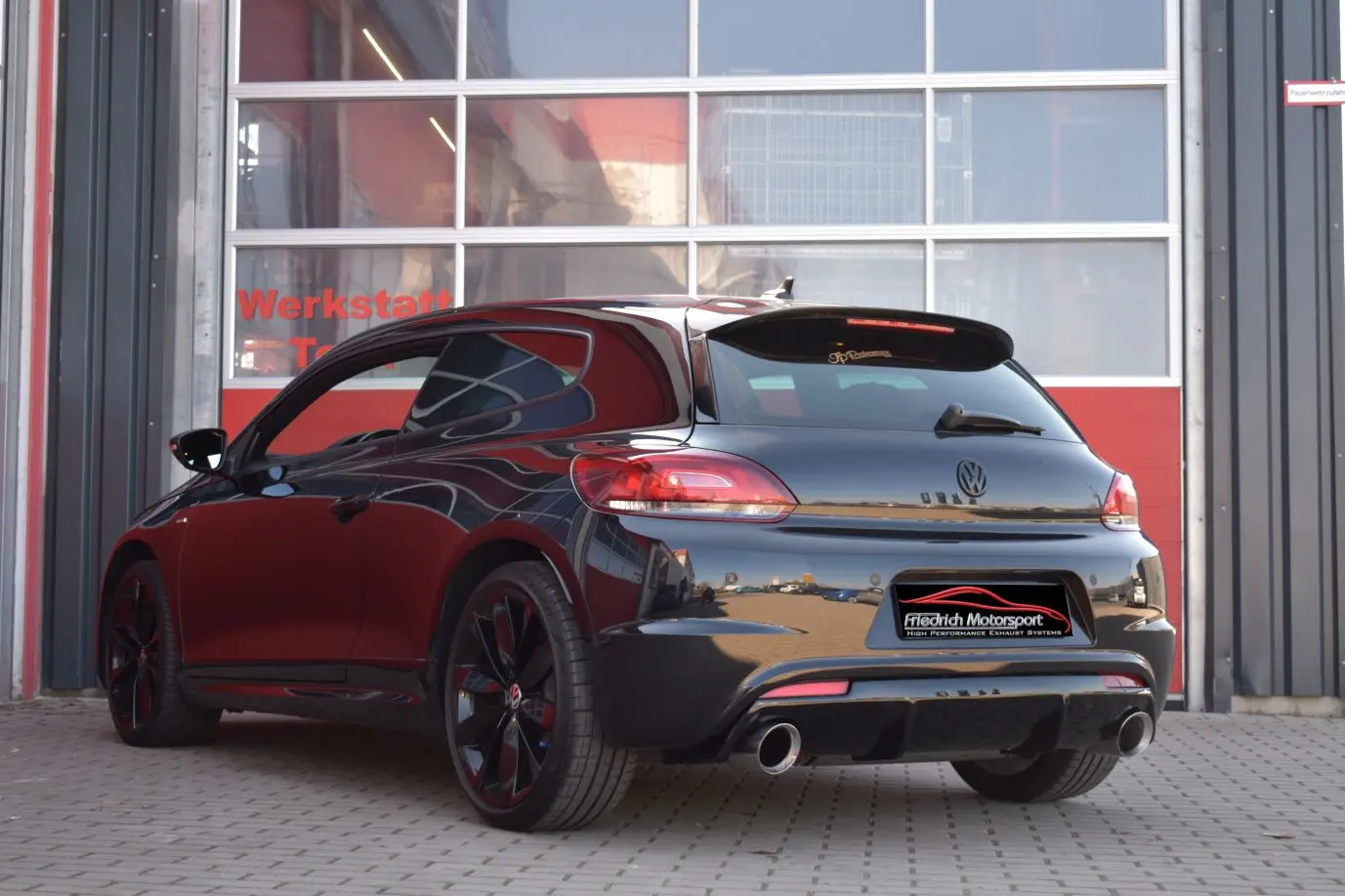 Friedrich Motorsport Duplex Sportendschalldämpfer VW Scirocco III
