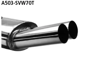 Bastuck Sportauspuff VW Polo 1 Typ 86 2x70mm kaufen