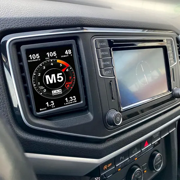 CANchecked Daten-Display VW Amarok 1 FL LHD MFD32 Gen2