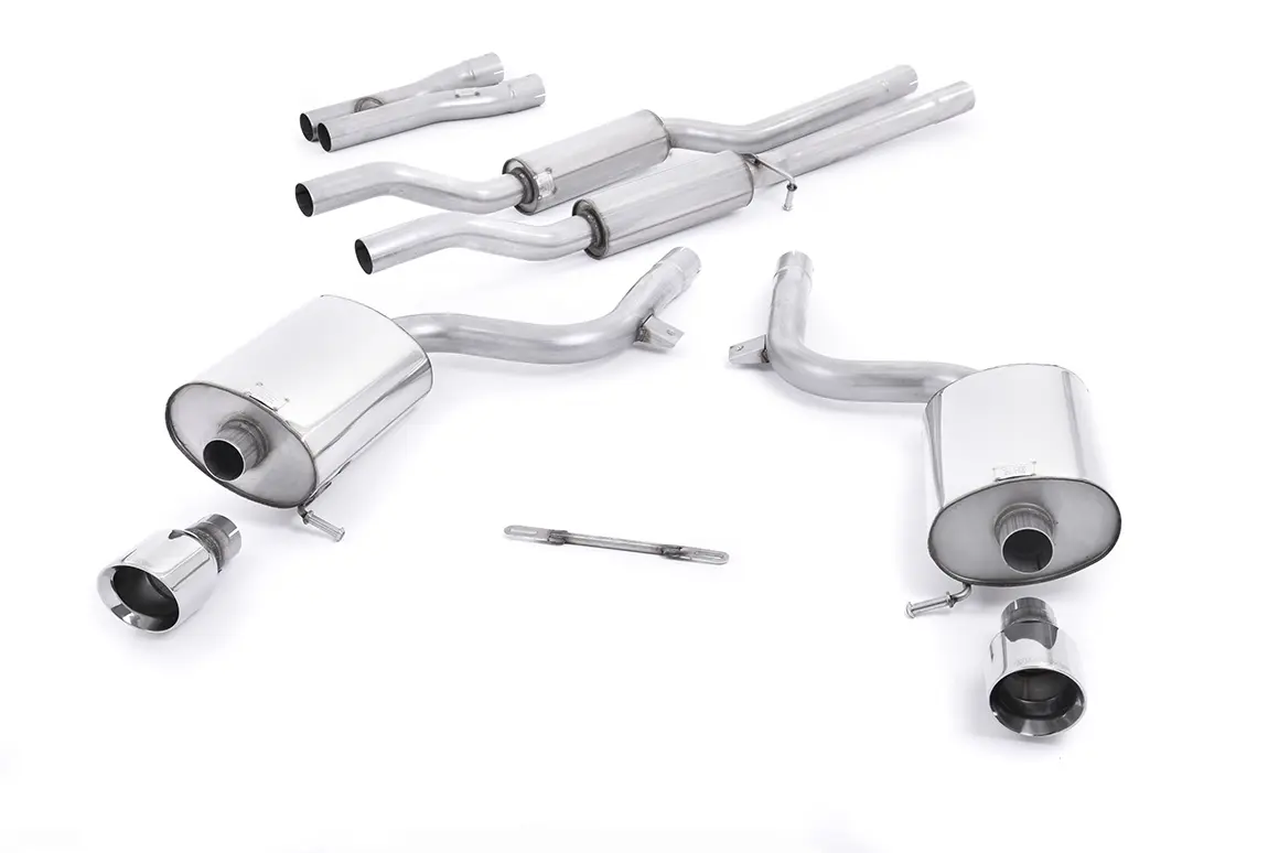 Milltek Komplettanlage (resonated) für Audi S4 B6 / 3.0 V6
