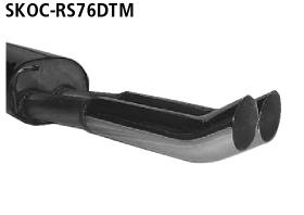 Bastuck Sportauspuff für Skoda Octavia I Limousine Typ 1U 2x76mm, DTM-Style Bastuck Sportauspuff Skoda Octavia I 2x76mm DTM kaufen