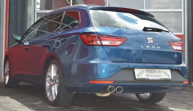 Sportendschalldämpfer Seat Leon 5F ST Top Qualität Foto