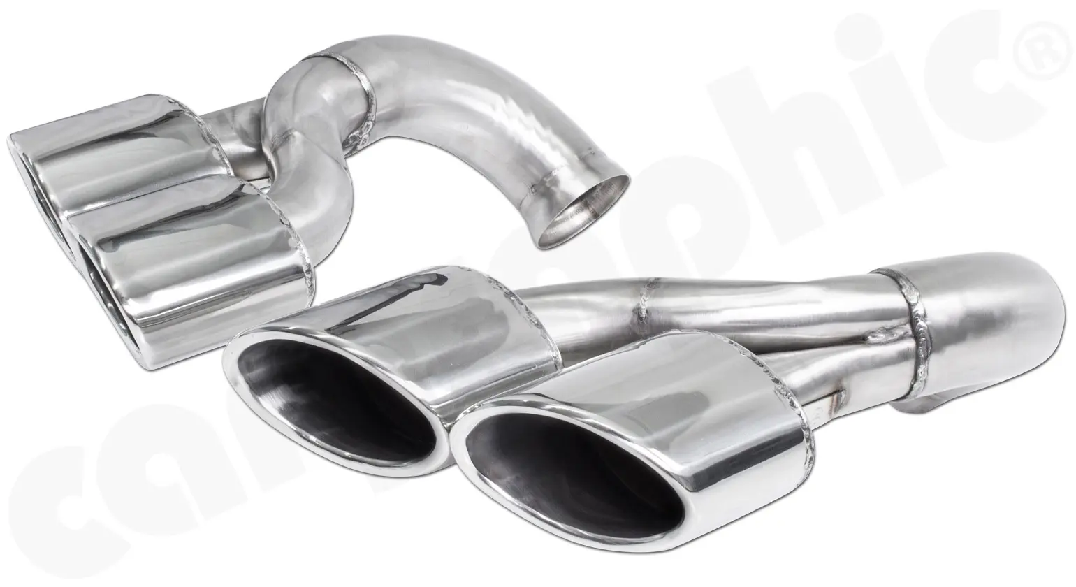 CARGRAPHIC Sport Endrohrsatz für Porsche Cayenne Bild