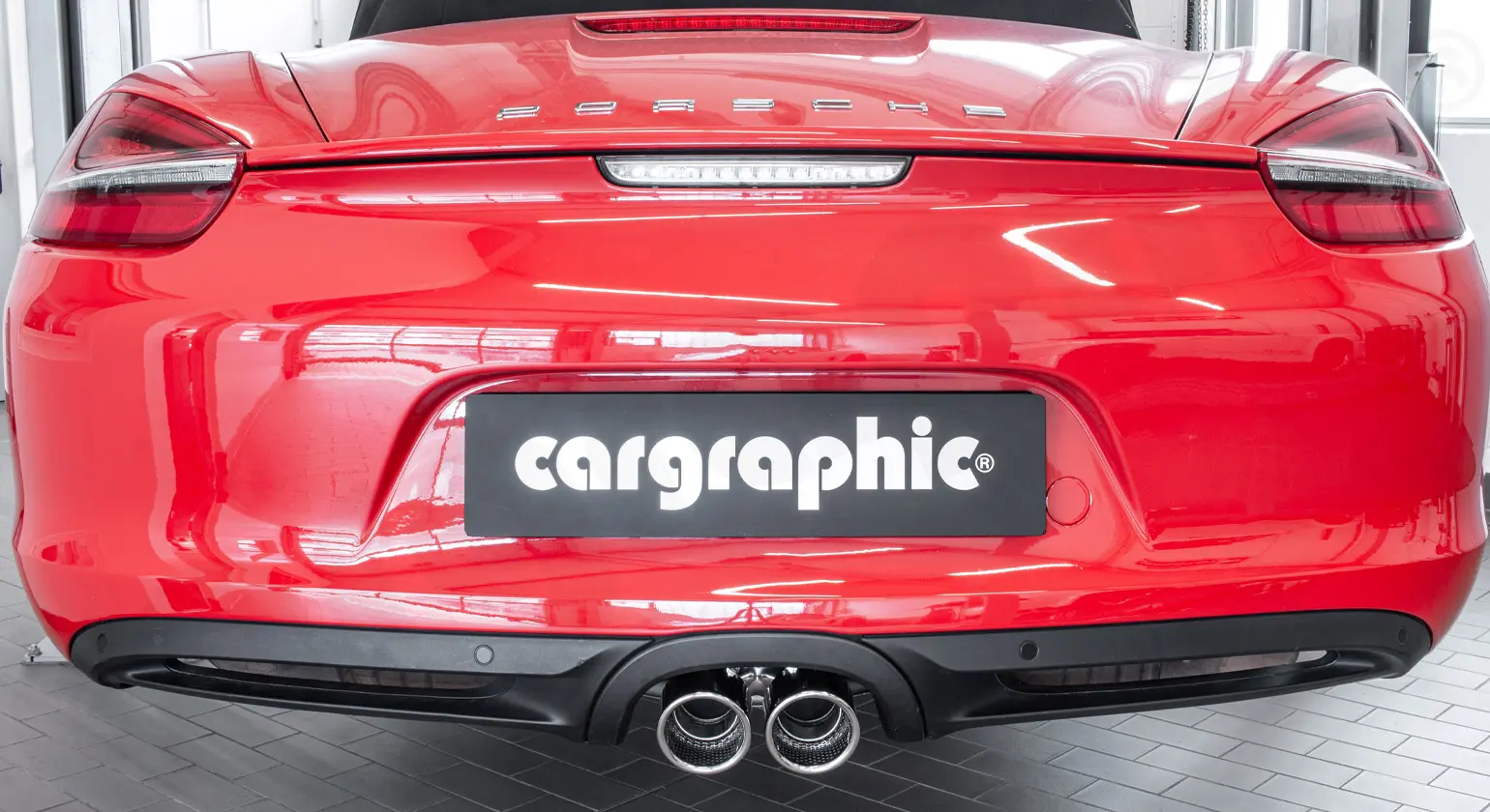 CARGRAPHIC Sport Endrohr für Porsche 981 Anleitung