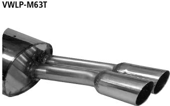 Bastuck Sportauspuff VW Lupo 2x63mm mittig kaufen