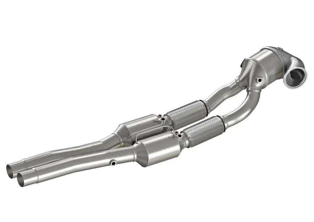 HJS 70mm ECE Downpipe für Audi 5 Zylinder