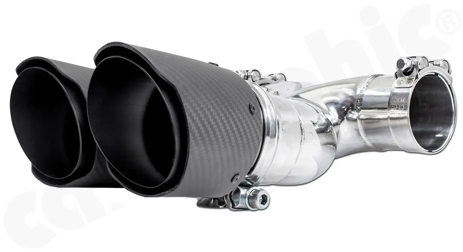 CARGRAPHIC Sport Endrohr X für Porsche 987 Bild