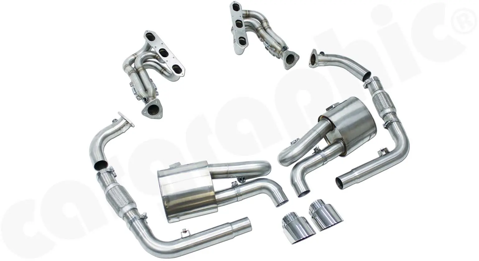 CARGRAPHIC Rennabgasanlage für Porsche 987.1 Foto