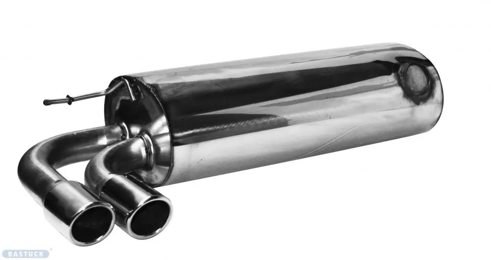 Bastuck Sportauspuff für BMW 435d xDrive Typ F36 (Gran Coupe)  2x76mm, mit Lippe 20° schräg geschnitten 