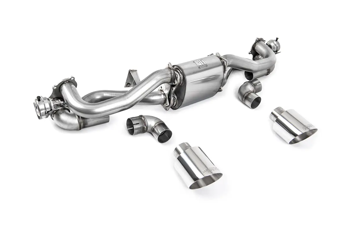Milltek Komplettanlage für Porsche Boxster / Cayman 718 GTS 4.0 mit OPF