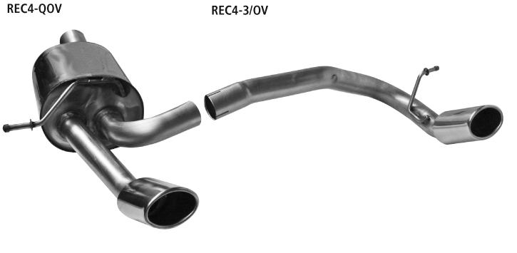 Bastuck Sportauspuff Renault Clio IV R 2x 110x70mm kaufen