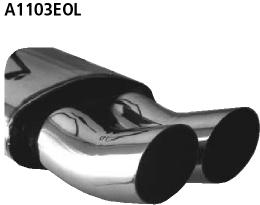 Bastuck Sportauspuff für Opel Astra F Caravan 2x76mm, DTM-Style Bastuck Sportauspuff Opel Astra F Caravan kaufen