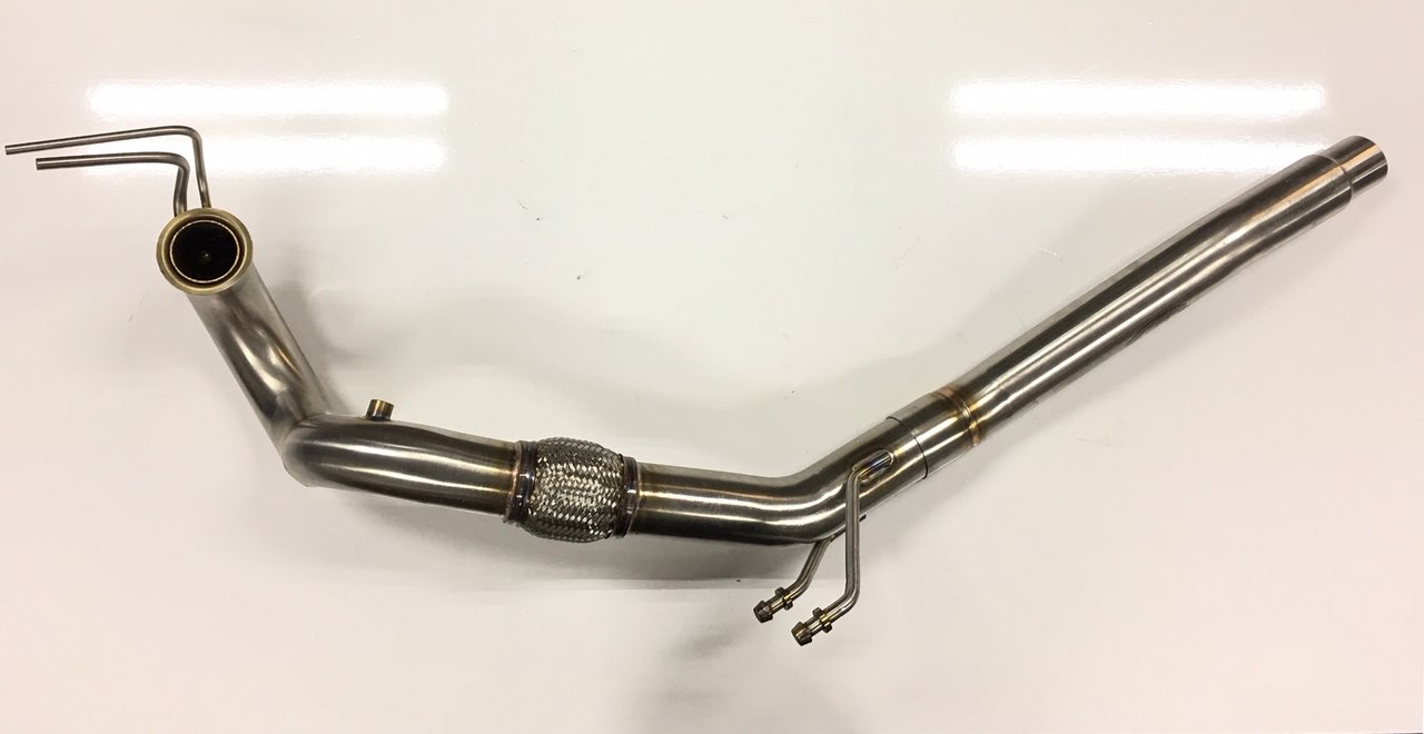 Zinram Edelstahl Downpipe AUDI A3 VW GOLF V SEAT ALTEA, LEON 1.9 TDI 2,0 TDI