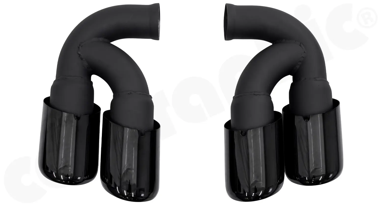 CARGRAPHIC Doppelendrohrsatz für Porsche Cayenne Foto