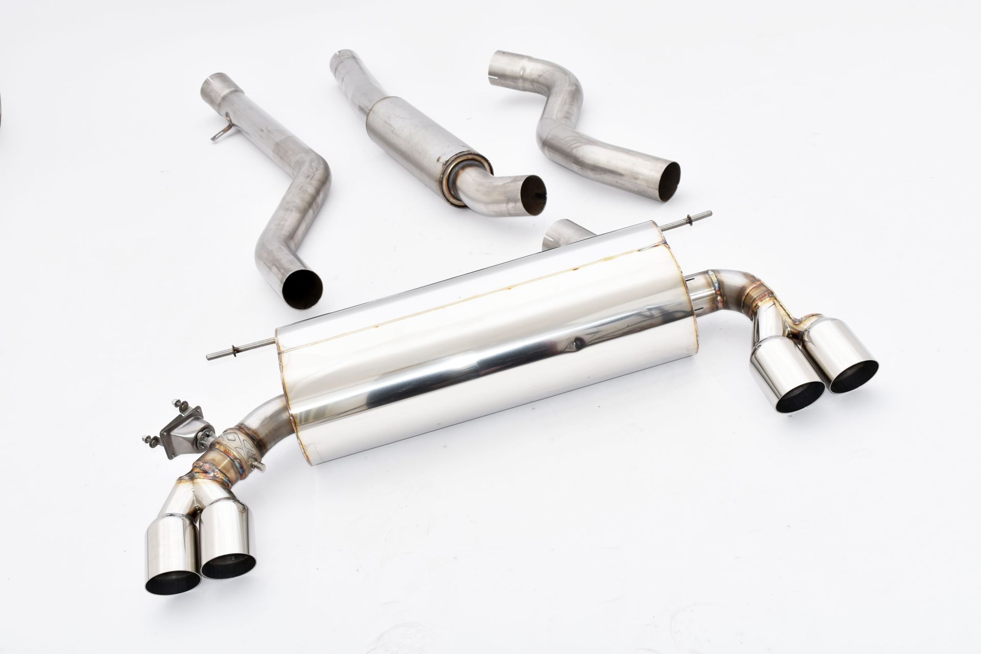 Friedrich Motorsport 76mm Duplex-Anlage Edelstahl 