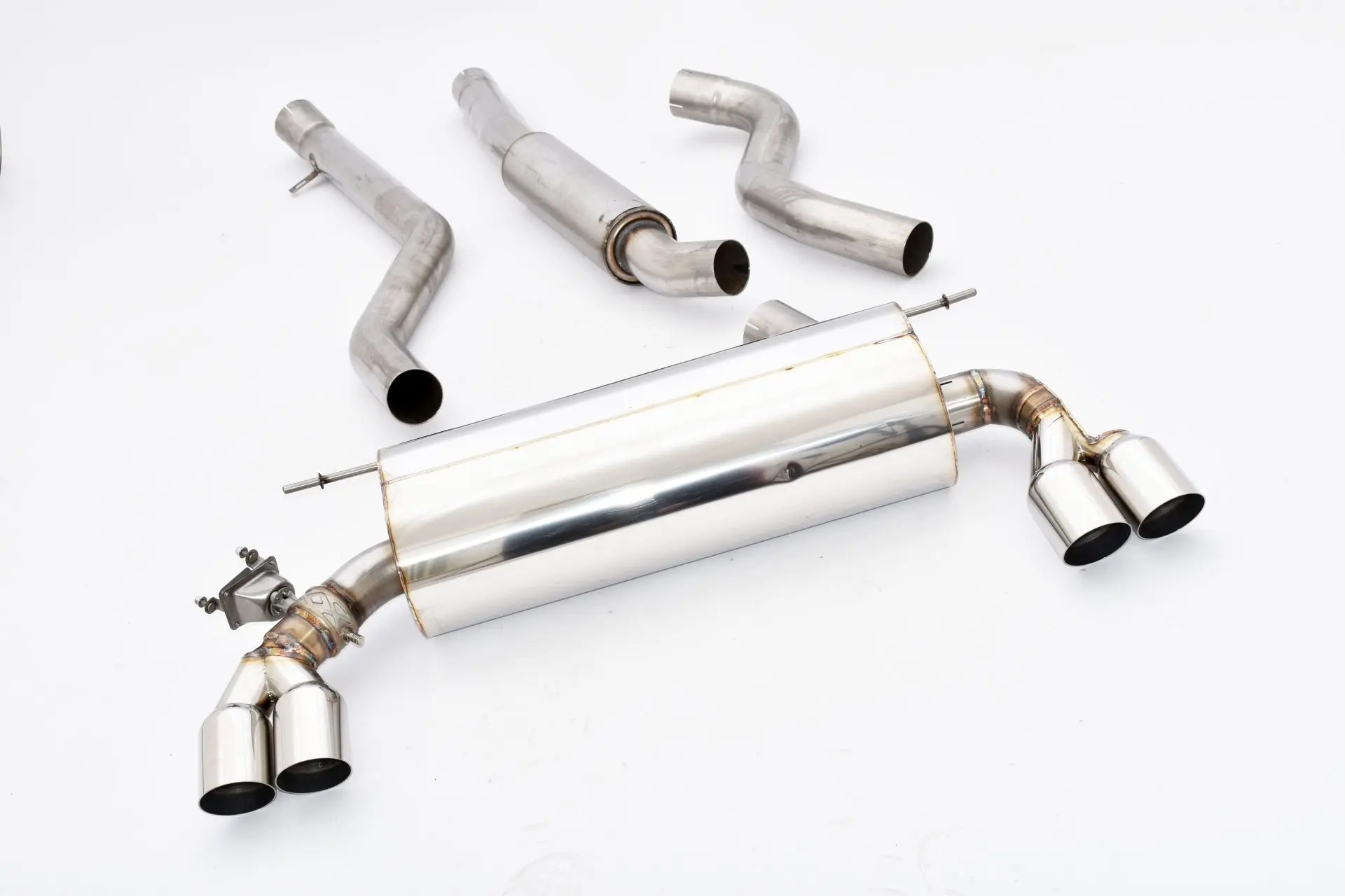 Friedrich Motorsport 76mm Duplex-Anlage Edelstahl 
