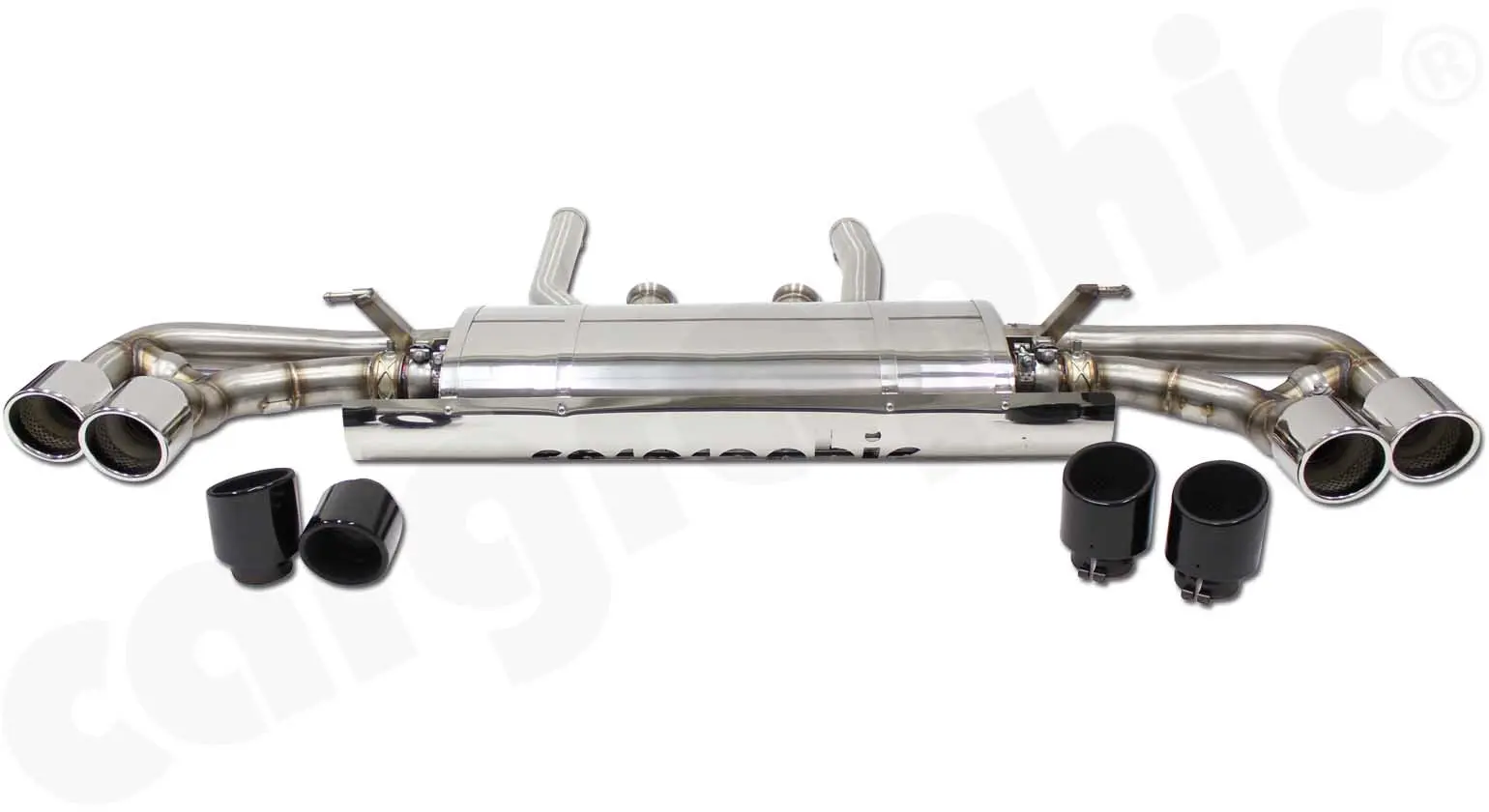CARGRAPHIC Sport Endschalldämpfer für Porsche Cayenne 