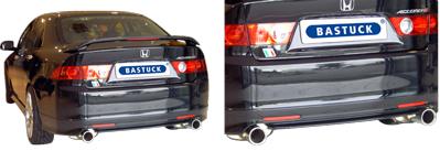 Bastuck Sportauspuff Honda Accord VII 2x 1x100mm