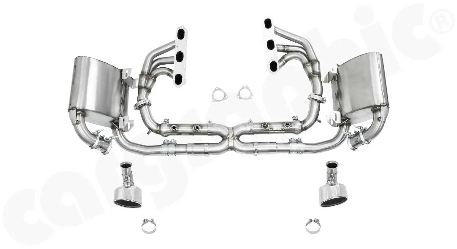 CARGRAPHIC Sportauspuff für Porsche 996 Carrera 