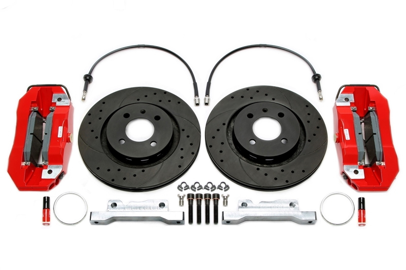 TA Technix 4-​Kolben Bremsanlage 280mmx22mm/Upgrade Kit passend für Vorderachse Smart Typ 453