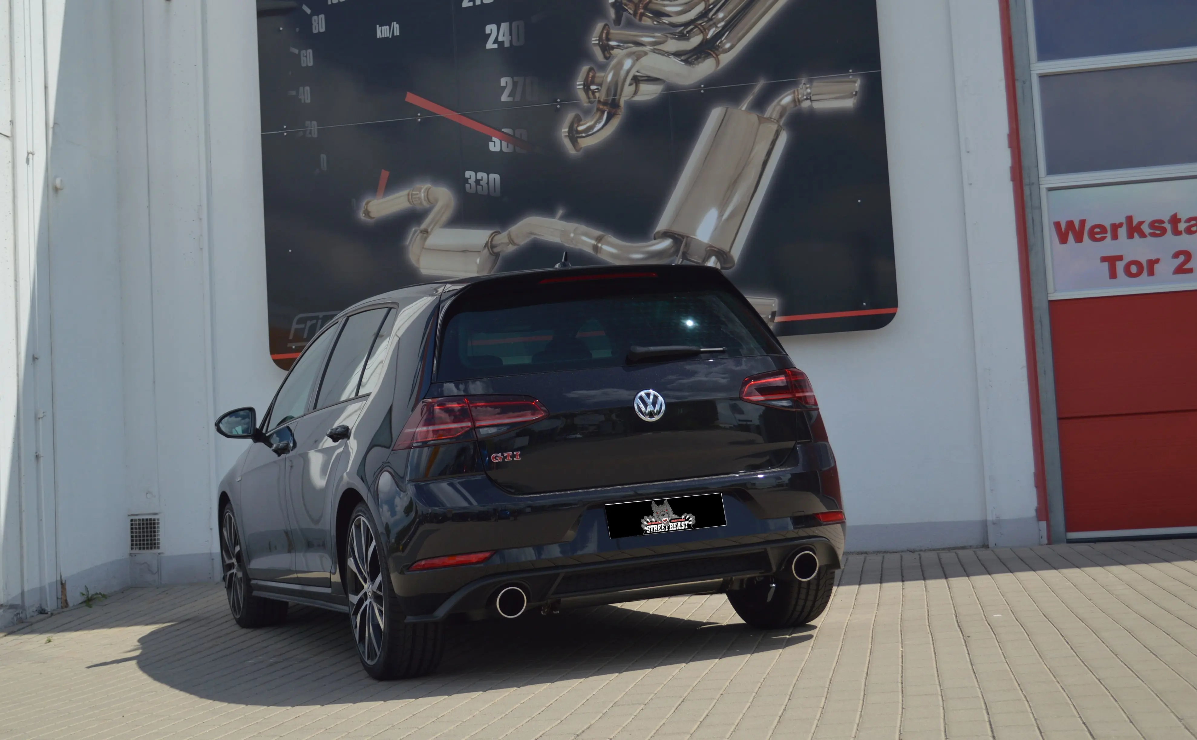 StreetBeast 76mm Duplex für VW Golf VII GTI 