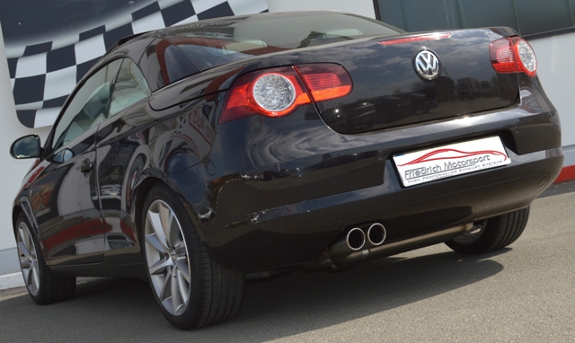Friedrich Motorsport 76mm Anlage für VW EOS Foto