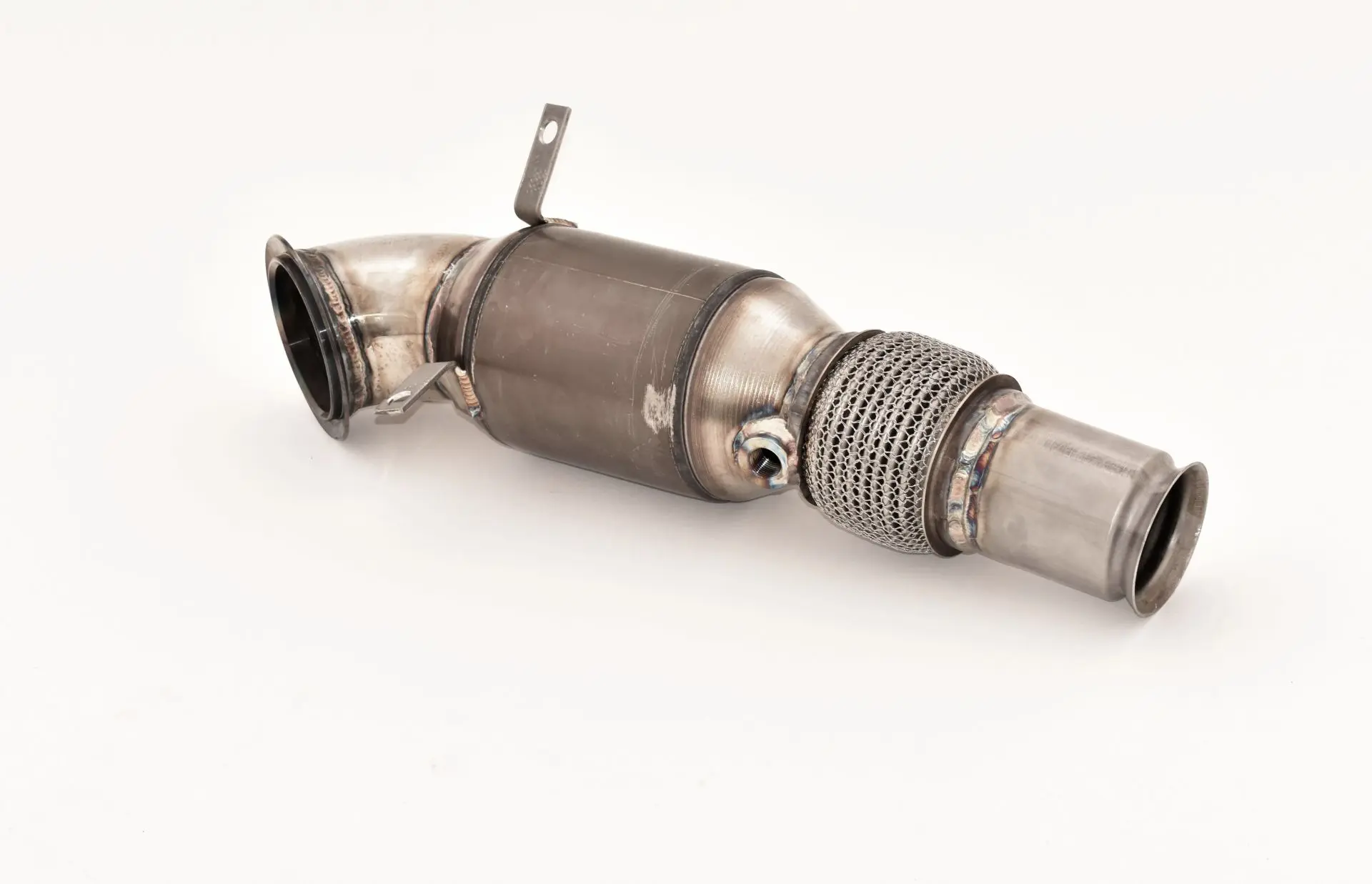 Friedrich Motorsport 76mm Downpipe mit 200 Zellen Sport-Kat. Edelstahl 