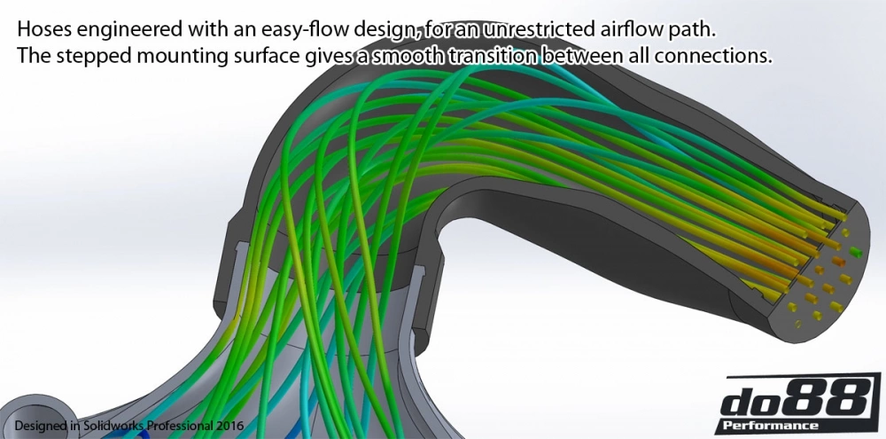  do88 Ladeluftkühler für Porsche 911 Turbo 997.1/2 Tuning