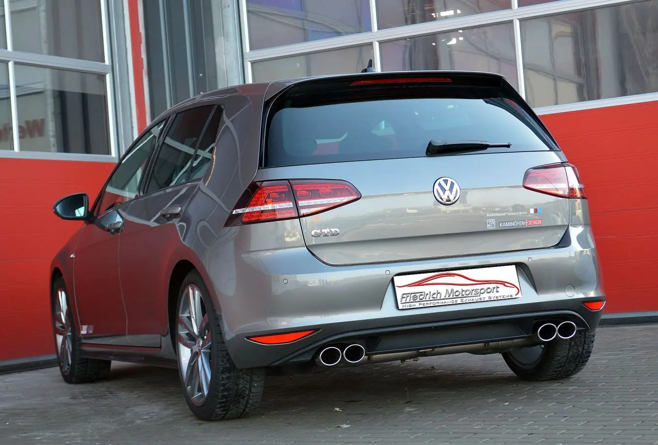Friedrich Motorsport Duplex Endrohrsystem VW Golf VII GTD