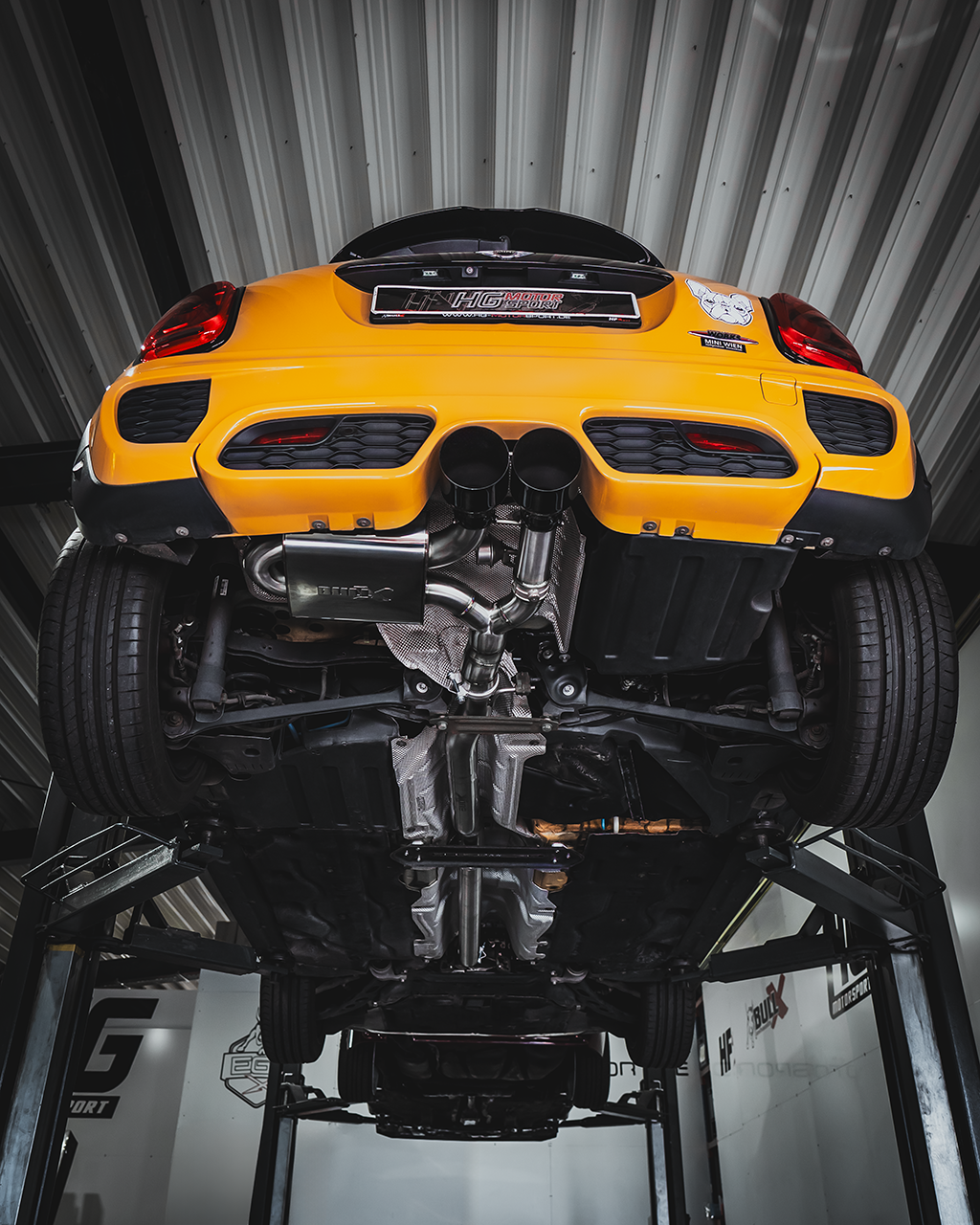 EGO-X Abgasanlage 3 Zoll für Mini Cooper S JCW F56Bild