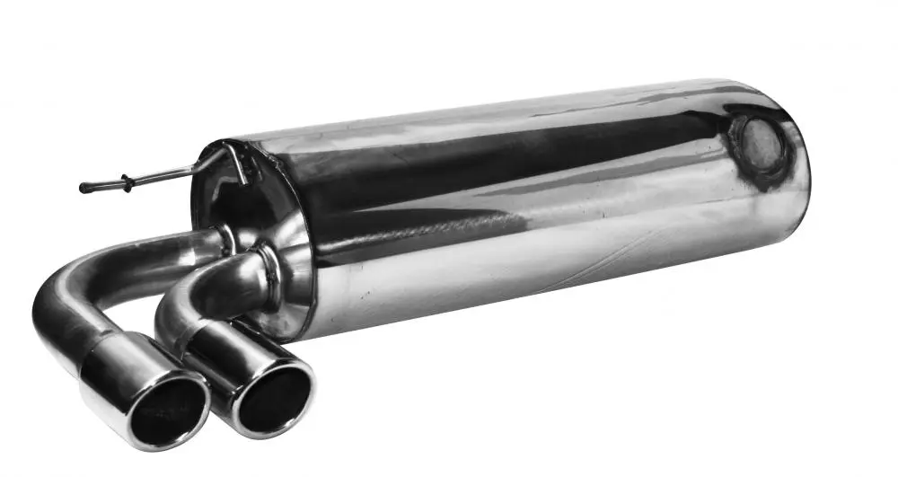 Bastuck Sportauspuff für BMW 225d Typ F22 (Coupé) nur B47 Motor 2x76mm, mit Lippe 20° schräg geschnitten 