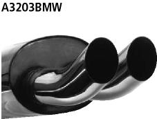 Bastuck Sportauspuff für BMW 320i Typ E36 (Cabrio) 2x76mm, DTM-Style Bastuck Sportauspuff BMW 320i E36 Cabrio 2x76mm kaufen