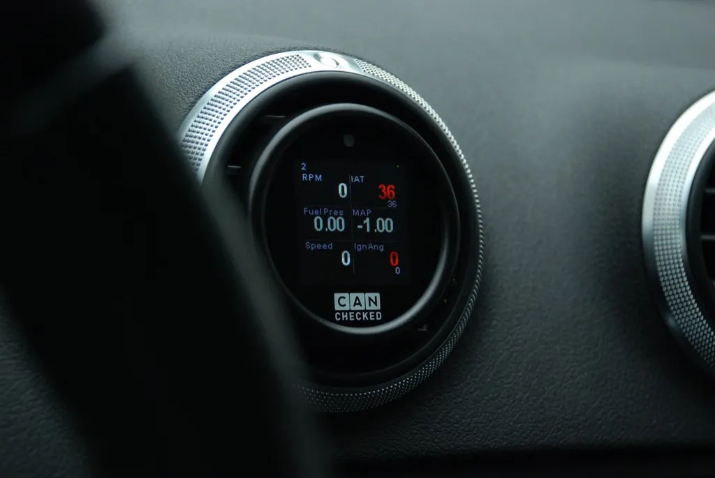 CANchecked Daten-Display Audi A3 8P TT 8J MFD15 Gen2 Tuning