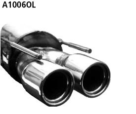 Bastuck Sportauspuff für Opel Calibra A 2x90mm, gerade Bastuck Sportauspuff Opel Calibra A 2x90mm gerade kaufen