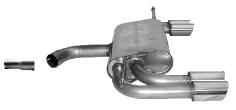 Bastuck Sportauspuff Seat Leon 1P 2x76mm schräg