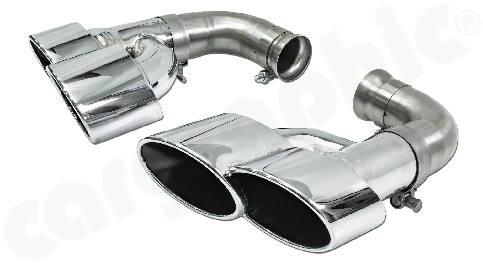 CARGRAPHIC Endrohrsatz für Porsche Cayenne 958.1 Bild