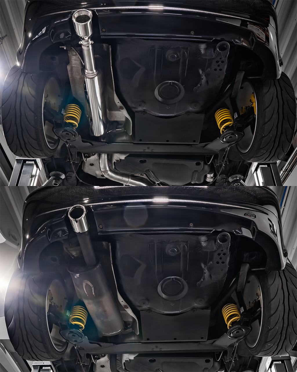 Bull-X ECE Abgasanlage 3" für Golf 4 & A3 8L Bild
