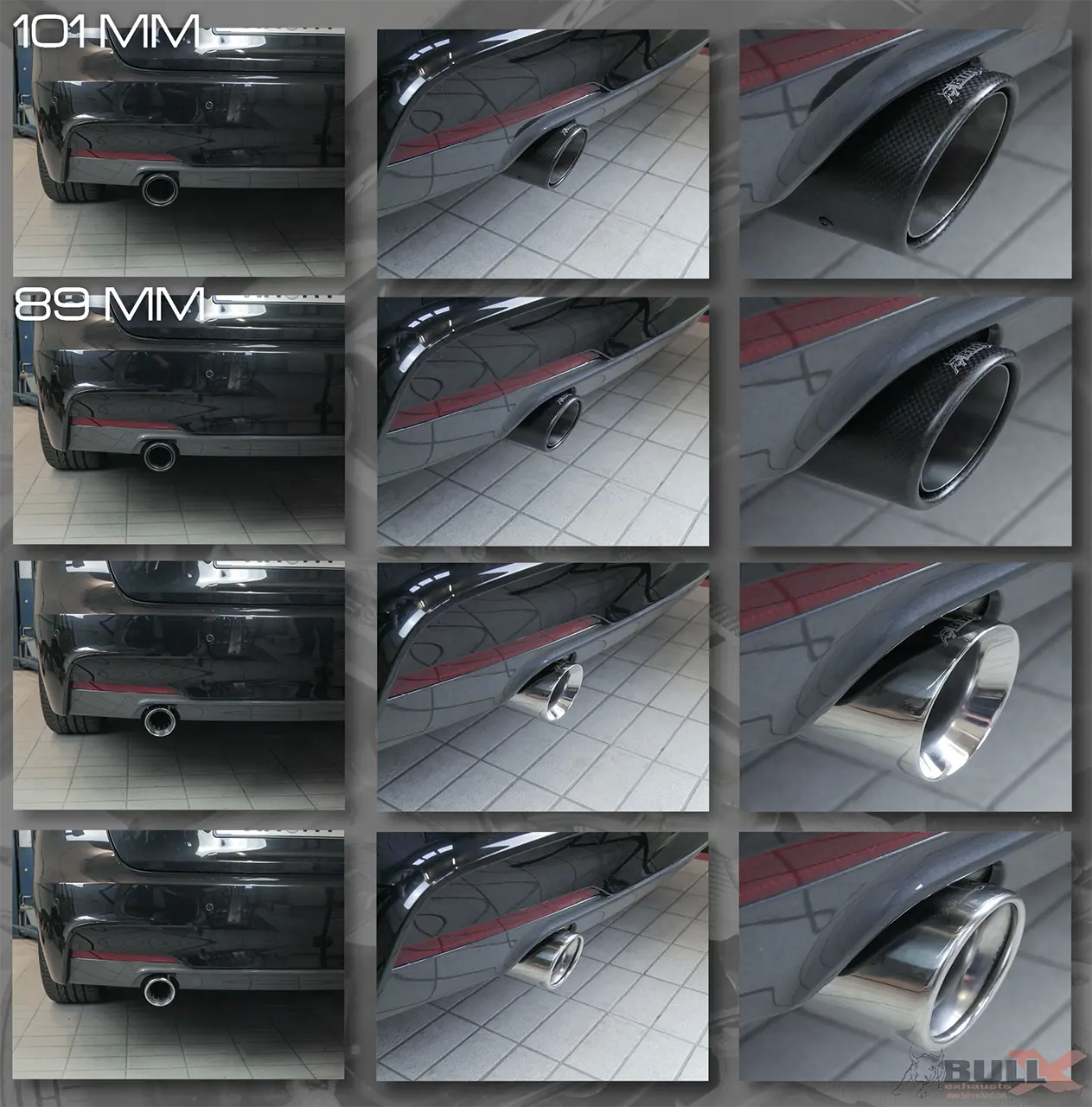 EGO-X Abgasanlage 3,5 Zoll für BMW 435i/440i F32/F33/F36 Foto
