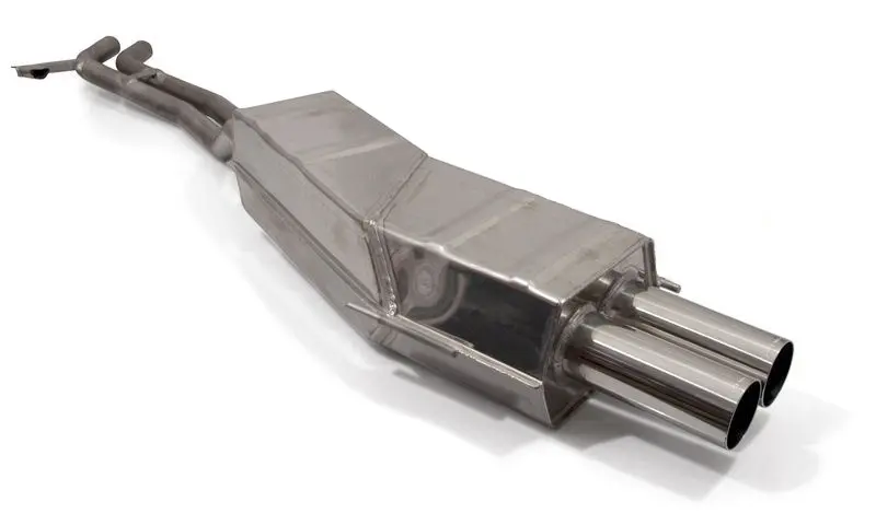 Eisenmann Endschalldämpfer für BMW E34 525i 24V inkl. Allrad 2x70mm Race-Version