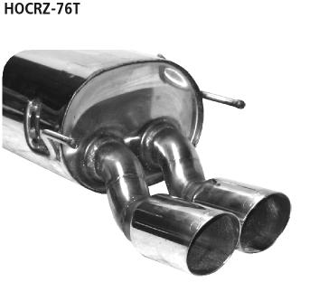 Bastuck Sportauspuff für Honda CR-Z 2x76mm, 20° schräg geschnitten Bastuck Sportauspuff Honda CR-Z 2x76mm schräg kaufen