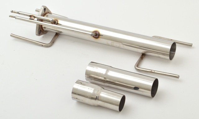 Friedrich Motorsport 63.5mm DPF-Ersatzrohr Edelstahl