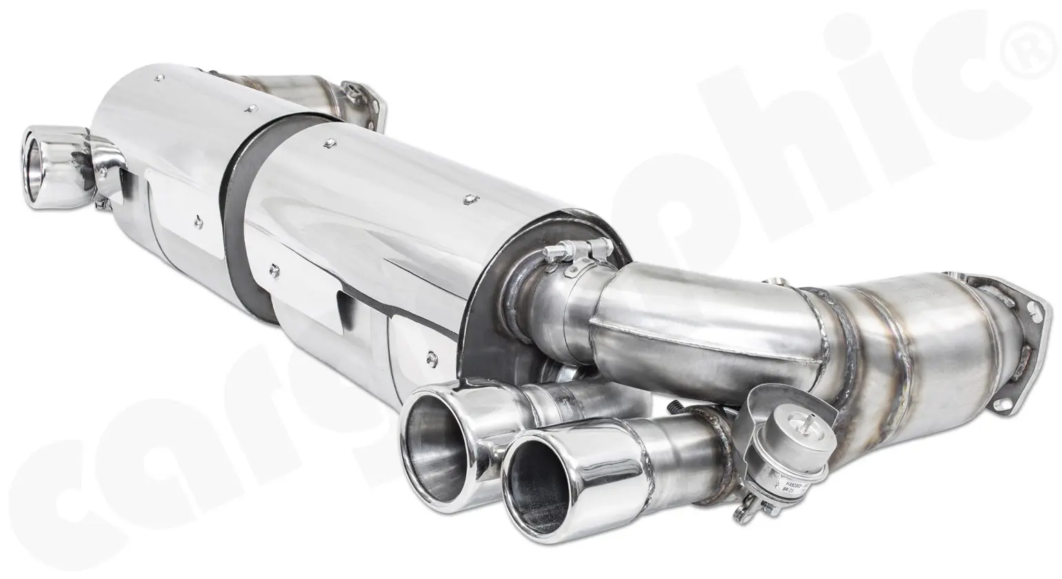 CARGRAPHIC Sportauspuff für Porsche 996 Turbo GT2 Bild