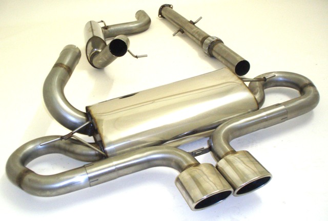 Friedrich Motorsport mittige 76mm Anlage Ford Focus III Schrägheck ST