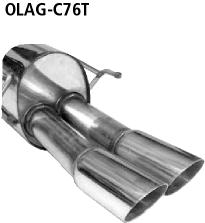 Bastuck Sportauspuff Opel Astra G 2x76mm kaufen