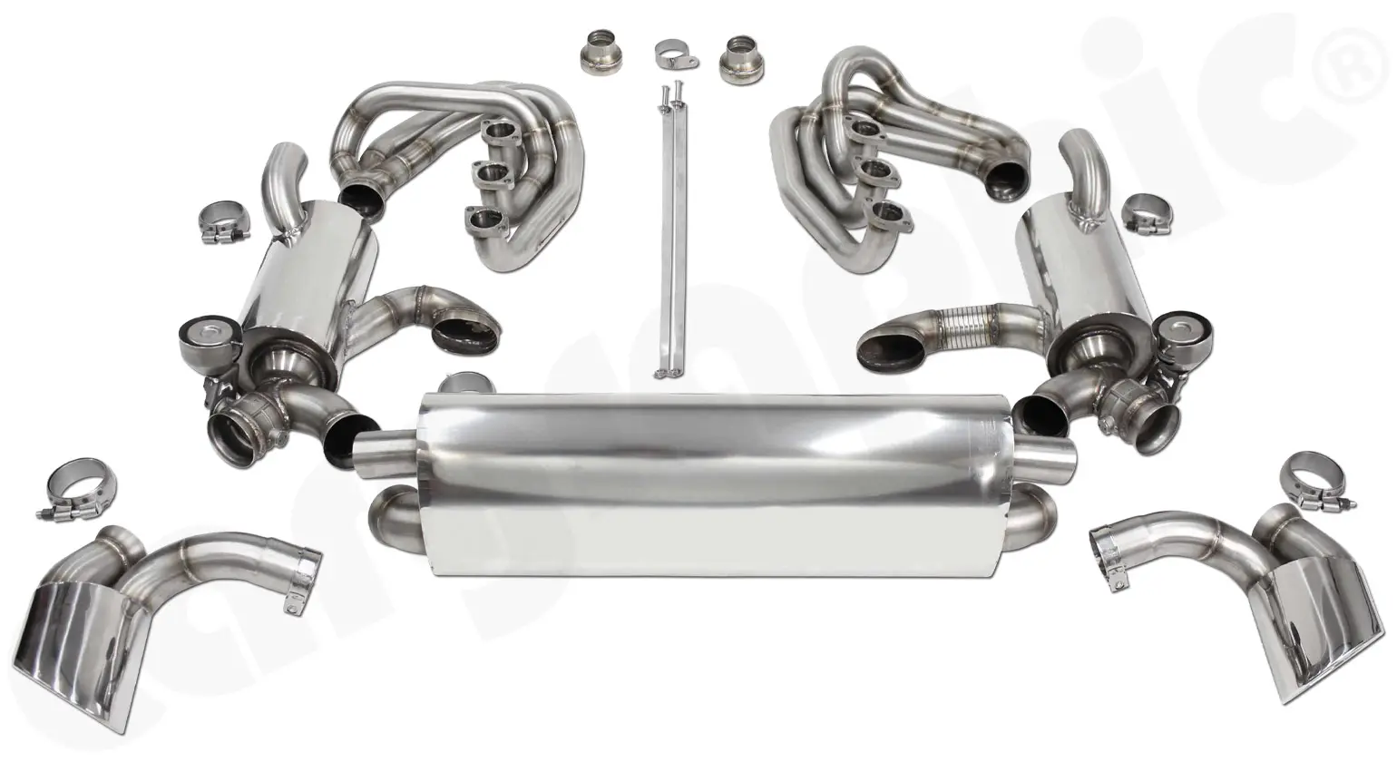 CARGRAPHIC GT Sport Abgasanlage für Porsche 964 Foto