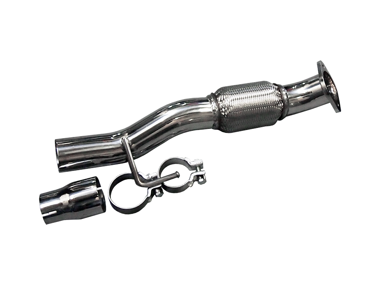 Bull-X Downpipe Unterteil 2,5" VAG 1.4 T(F)SI EA111 (z.B. Polo GTI, Ibiza Cupra, A1 8X) 